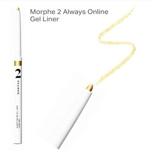 MORPHE 2 Always Online Gel Liner in "Gold Rush", NEW.